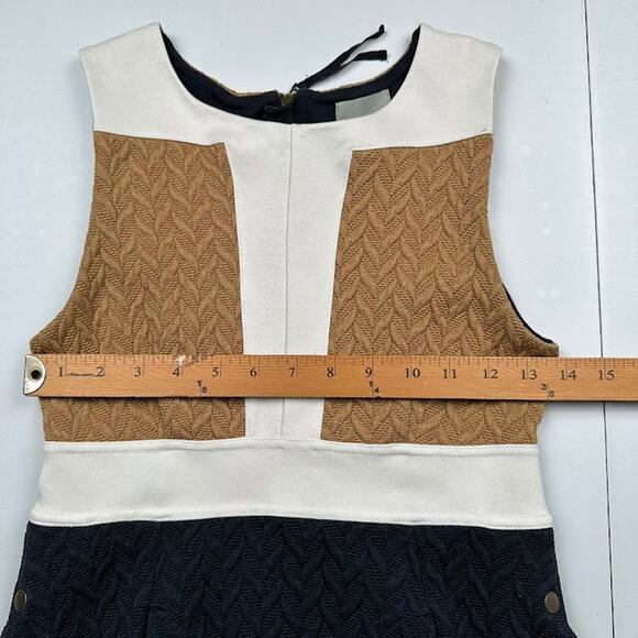 Maeve Anthropologie Dress Womens 2 Petite Cable Knit Sleeveless Preppy Career - Picture 11 of 15